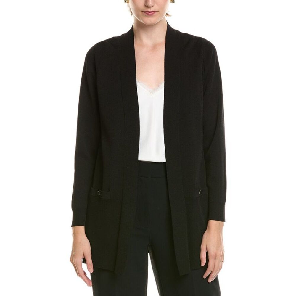 Anne Klein Womens  Pocket Jacket, Black